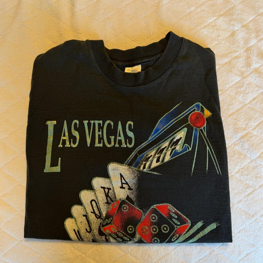 Fruit of the Loom Black T‑Shirt with Multicolor Logo